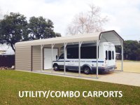 Utility Combo Carport Prices for TX